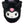 Load image into Gallery viewer, Kuromi Plush Face Indoor Slippers for Adults
