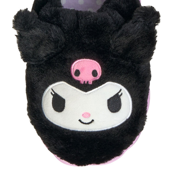 Kuromi Plush Face Indoor Slippers for Adults