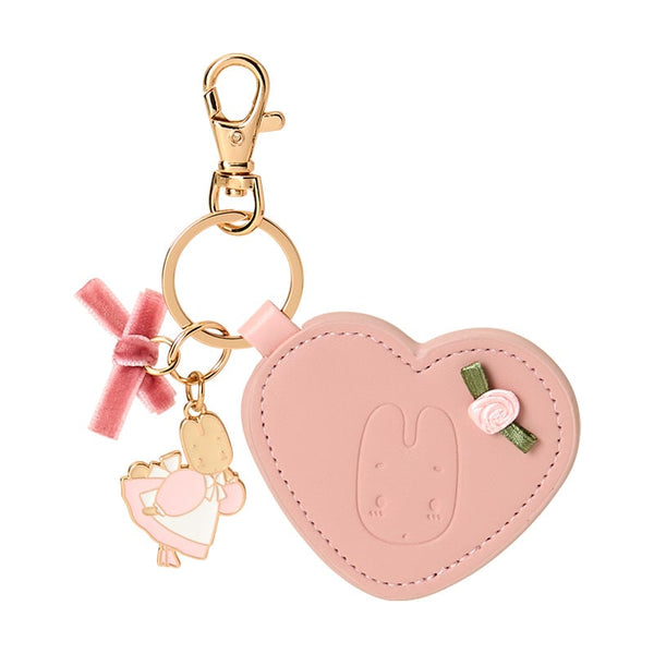Sanrio Marron Cream Heart Charm Keychain