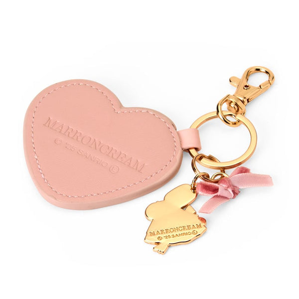Sanrio Marron Cream Heart Charm Keychain