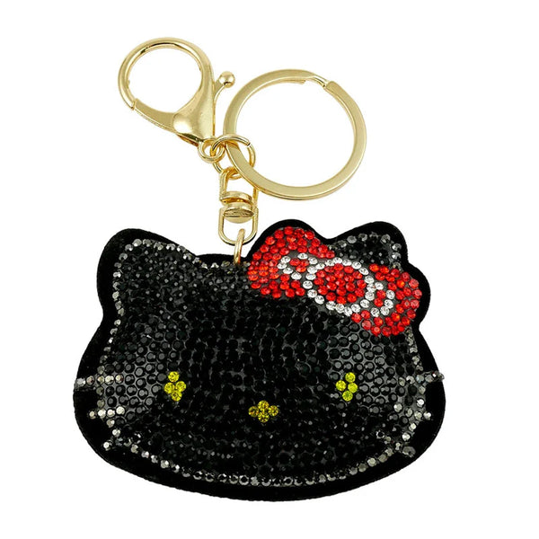 Sanrio Hello Kitty Rhinestone Charm Keychain