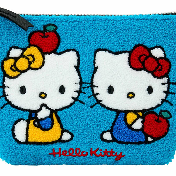 Sanrio Hello Kitty & Hello Mimmy Sagara Embroidery Pouch