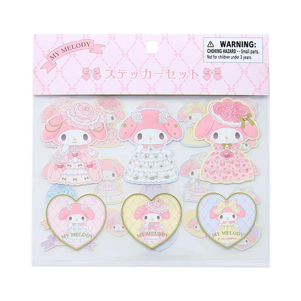 Sanrio Lady My Melody Sticker Set