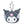 Load image into Gallery viewer, Sanrio Kuromi Face Pouch
