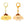 Load image into Gallery viewer, Sanrio Pompompurin Mini Mascot Keychain 2-Piece Set
