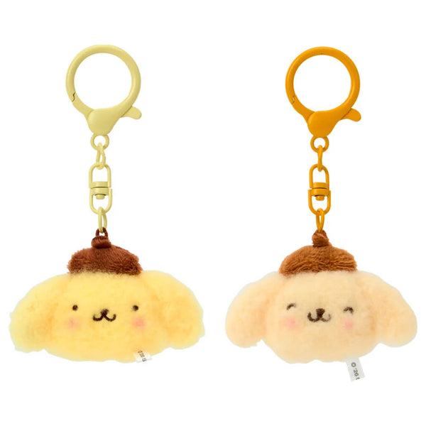 Sanrio Pompompurin Mini Mascot Keychain 2-Piece Set