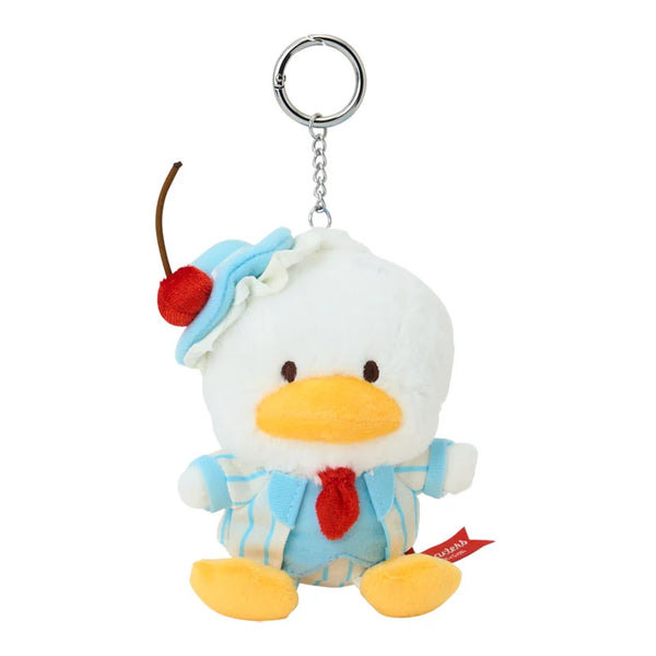 Sanrio Ahiru no Pekkle Sweet Cake Collection Mascot Holder Plush Keychain