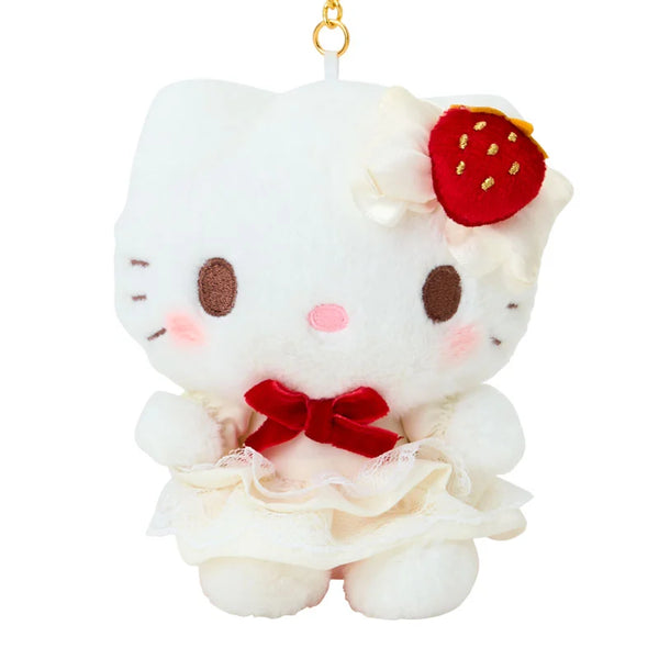 Sanrio Hello Kitty Sweet Cake Collection Mascot Holder Plush Keychain