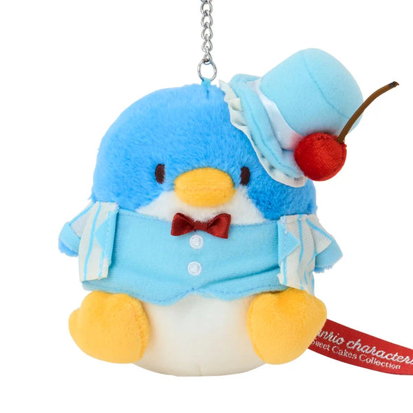 Sanrio Tuxedosam Sweet Cake Collection Mascot Holder Plush Keychain
