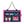 Load image into Gallery viewer, Sanrio Hello Kitty Denim Pouch with Chain Handle
