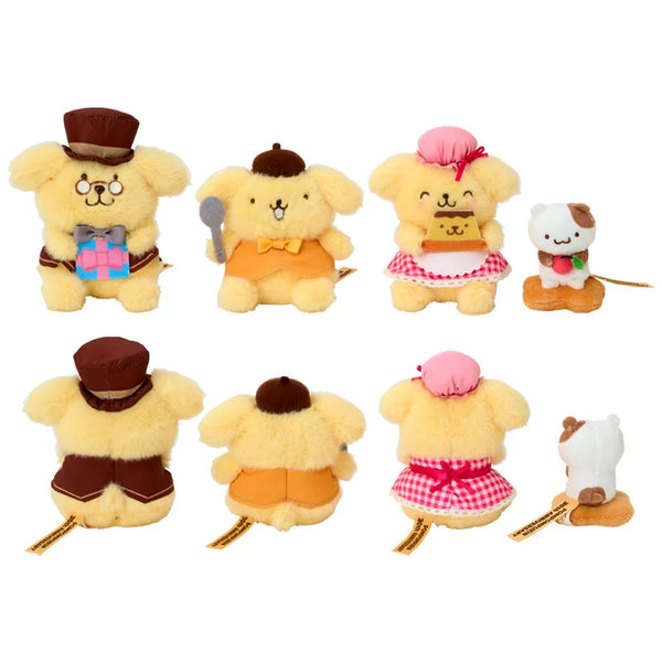 Pompompurin Mini Plush Set – 30th Anniversary Family Collection (4pcs)