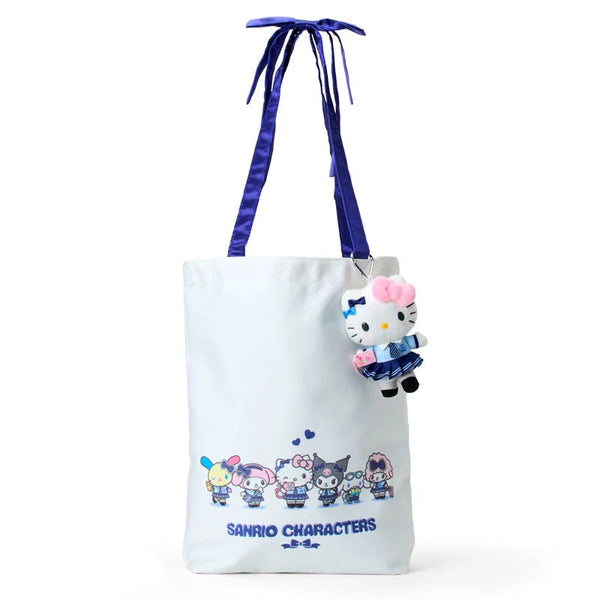 Sanrio School Sparkling Trip Plush Keychain - Hello Kitty