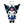 Load image into Gallery viewer, Sanrio School Sparkling Trip Plush Keychain - Kuromi
