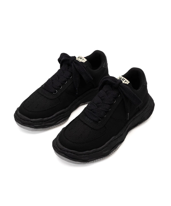 Maison MIHARA YASUHIRO  WAYNE OG Sole Canvas Low-top sneaker BLACK BLACK