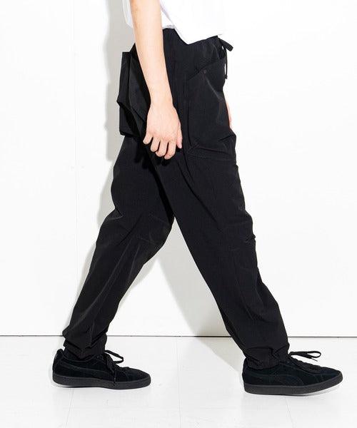 Number NINE LIGHT WEIGHT STRETCH PATCH POCKET TROUSERS/Light weight Stretch patch pocket pants_f20np05 - HARUYAMA