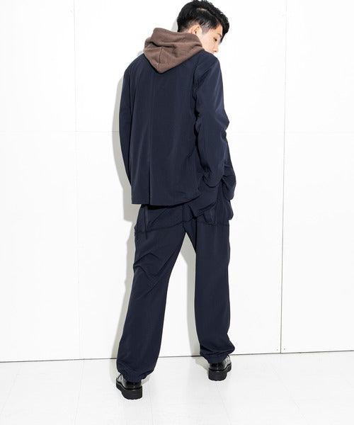 Number NINE LIGHT WEIGHT STRETCH PATCH POCKET TROUSERS/Light weight Stretch patch pocket pants_f20np05 - HARUYAMA