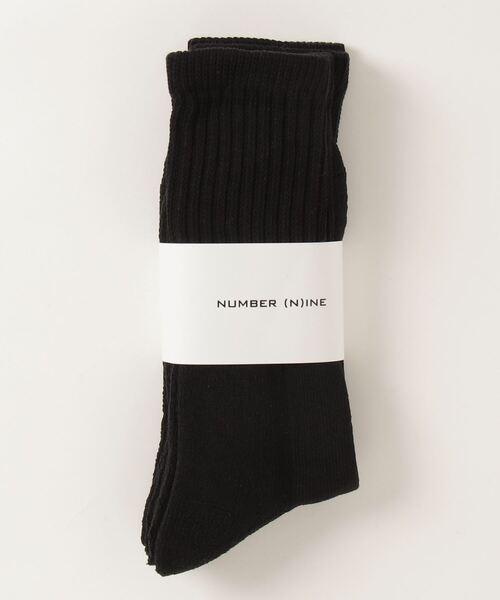 NUMBER NINE 2 Pack Half Pile Crew Socks 2 pairs _F21TNA001 - HARUYAMA