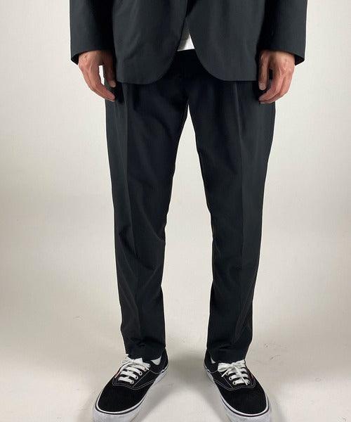 NUMBER NINE TAPERED ASYMMETRIC POCKET TROUSERS / Tapered Asymmetric Pocket Pants_F21NP003 - HARUYAMA