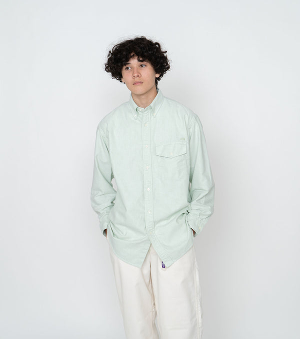 The North Face Purple Label Cotton Polyester OX B.D. Shirt – HARUYAMA