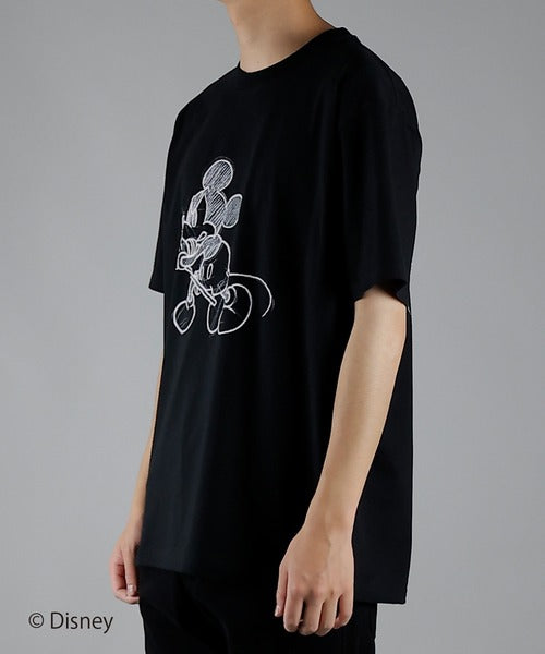 Number Nine Mickey Mouse/Drawing Nn T-Shirt