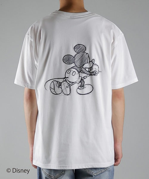넘버 나인 미키 마우스/드로잉 Nn 티셔츠