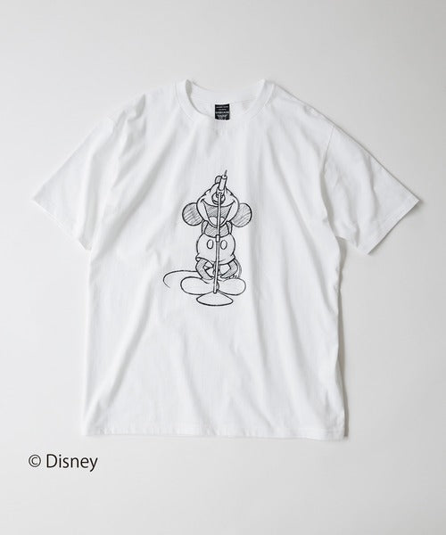넘버 나인 미키 마우스/드로잉 Os 티셔츠