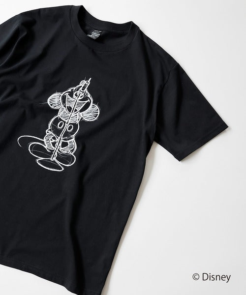 Number Nine Mickey Mouse/Drawing Os T-Shirt