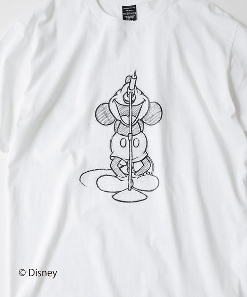넘버 나인 미키 마우스/드로잉 Os 티셔츠