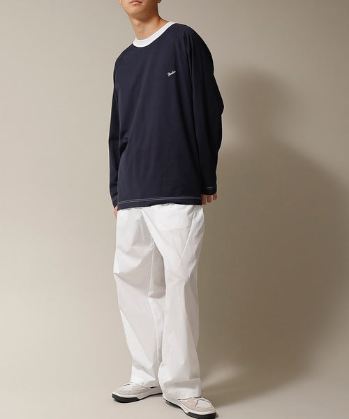 Number Nine Wide Rib Loose Long Sleeve Over T-Shirt