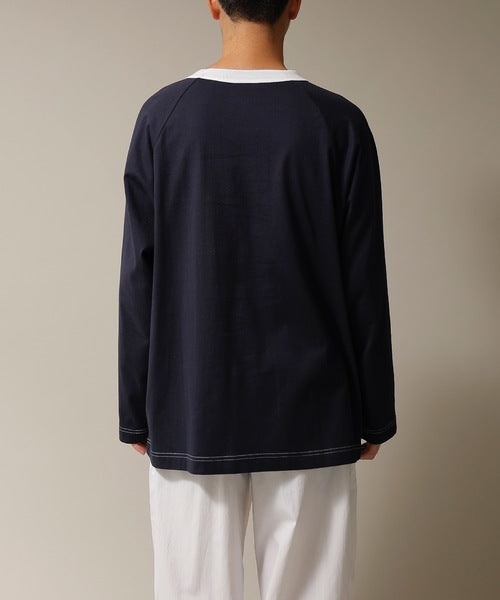 Number Nine Wide Rib Loose Long Sleeve Over T-Shirt