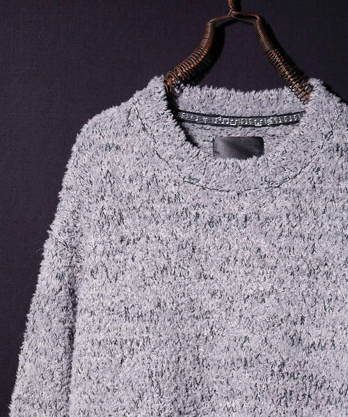 Number Nine Short Feather Knit Pullover