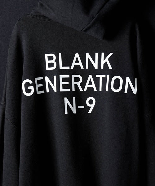Number Nine Blank Generation Over Hoodie
