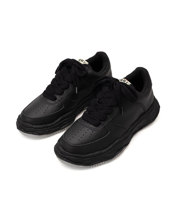 Maison MIHARA YASUHIRO WAYNE OG Sole Leather Low-top Sneaker black black