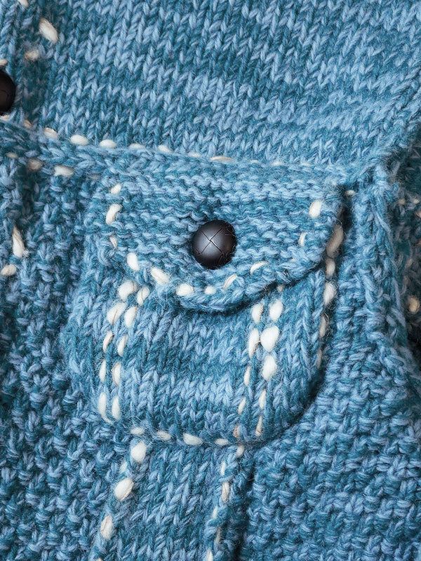 Kapital Wool Hand knit Cowchin G Jacket
