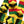 Load image into Gallery viewer, Kapital 56 Rasta RAINBOWY HAPPY HEEL socks
