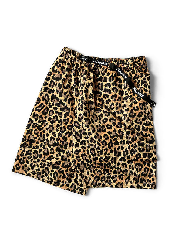 Kapital Combed Burberry Leopard Print Easy Shorts pants