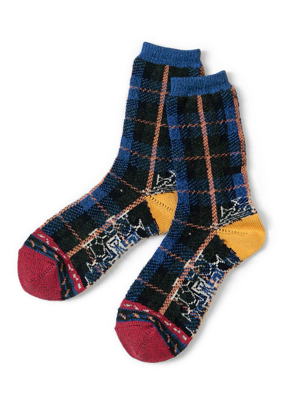 Kapital 84-thread Tartan Dog Socks