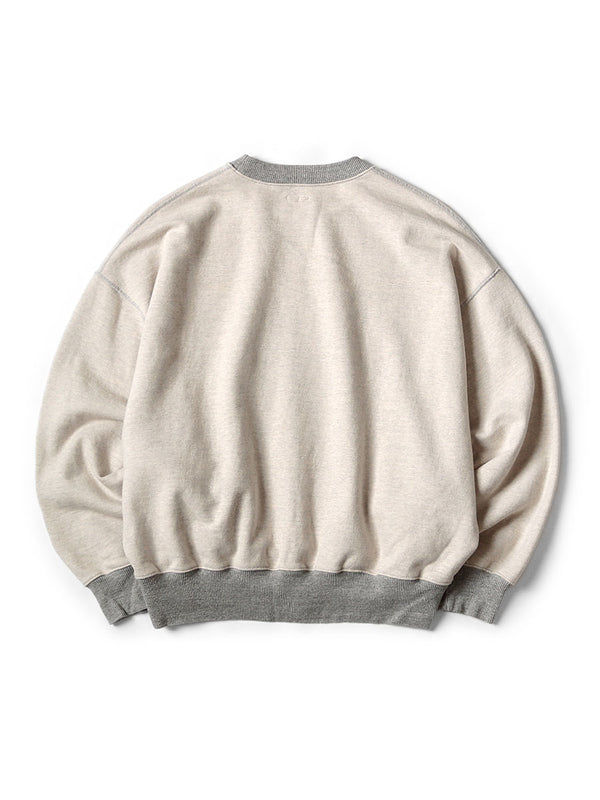 Kapital Top Reverse Loop French Terry Dolman Sweatshirt (PIANO STATE) sweater