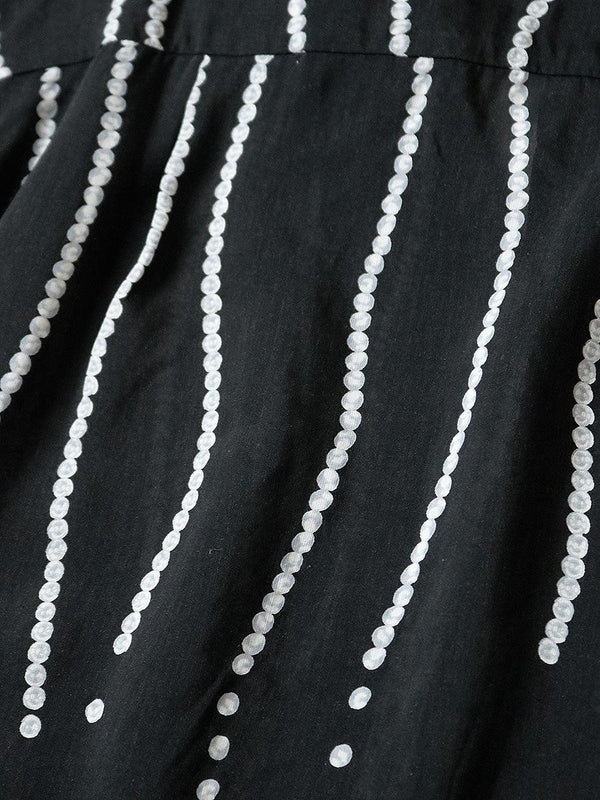Kapital Silk Reyon Yoshio Striped Pearl PT Open Collar Shirt_

K2105LS135