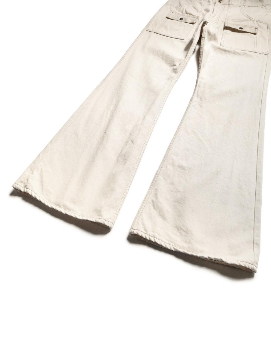 超美品 【knuthmarf】KM standard denim - white デニム/ジーンズ