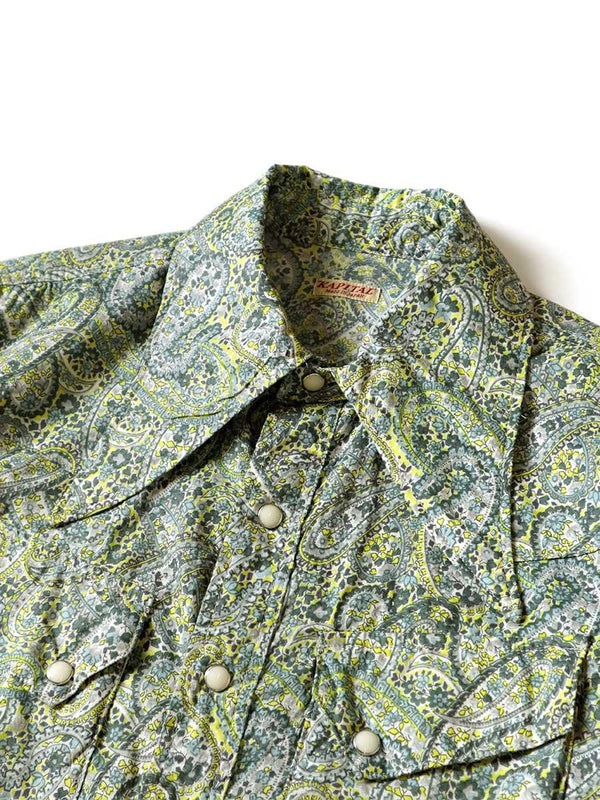 Kapital Lone Paisley Rangle Color Western Shirt K2204LS063