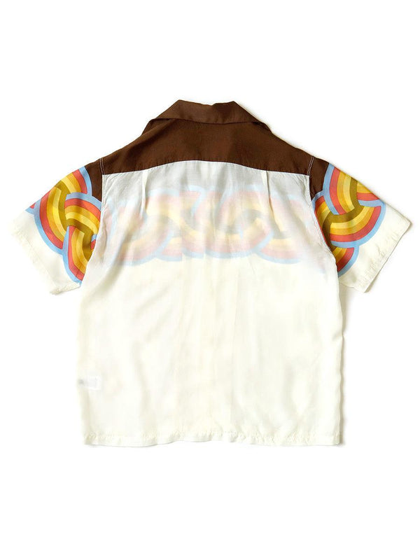 캐피탈 실크 레이온 레인보우 PT 랭글 컬러 알로하 셔츠(반팔) K2204SS073 