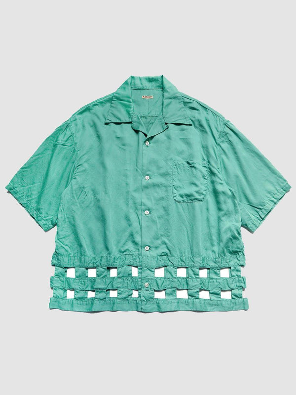 Kapital Cotton Sateen Wind Pen Aloha Shirt (short sleeves)
