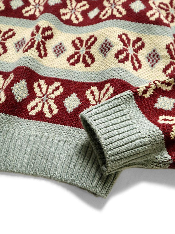 Kapital 5G ECO Knit Konabean Stripe Crew Sweater