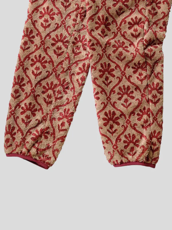 Kapital Yosemite Arabesque Pattern Fleece Easy Pants