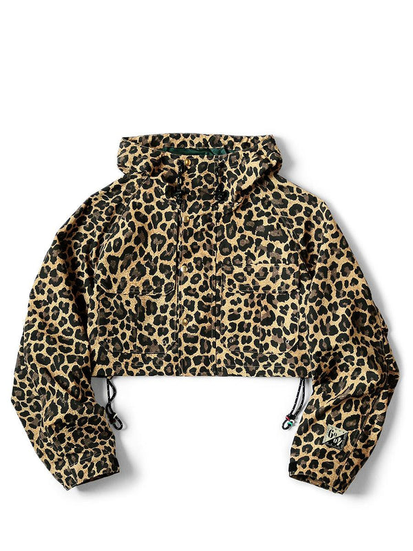 Kapital 60/40 Cross Leopard Print Gale Parka Jacket