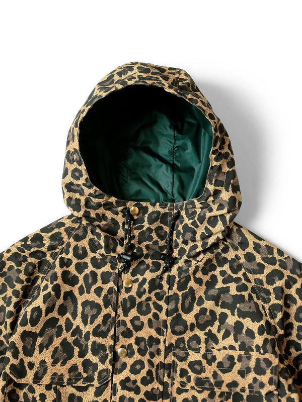Kapital 60/40 Cross Leopard Print Gale Parka Jacket