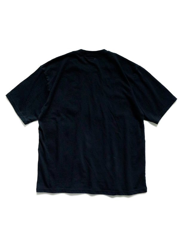 Kapital 20 Jersey Crew T-Shirt (with Curtain Concho pt) tee black