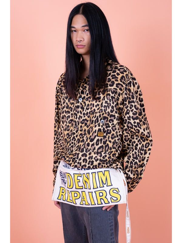 Kapital Gauze leopard print 1ST Jacket