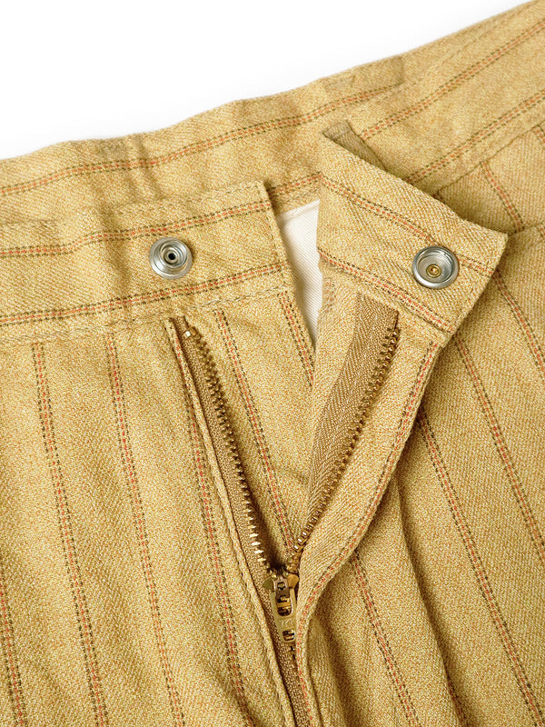 Kapital Cotton Linen Gibson Stripe 5P Frisco Pants